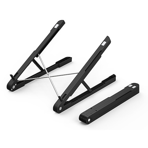 

Laptop Stand for Desk Adjustable Laptop Stand Plastic Portable Foldable All-In-1 Laptop Holder Compatible with Kindle Fire iPad Pro MacBook Air Pro 9 to 15.6 inch 17 inch