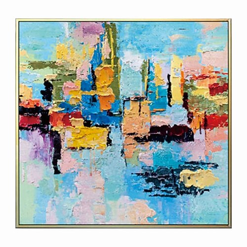 

Handmade Hand Painted Oil Painting Wall Art Beautiful Oil Painting Modern Abstract Canvas Painting Home Decoration Decor Rolled Canvas No Frame Unstretched