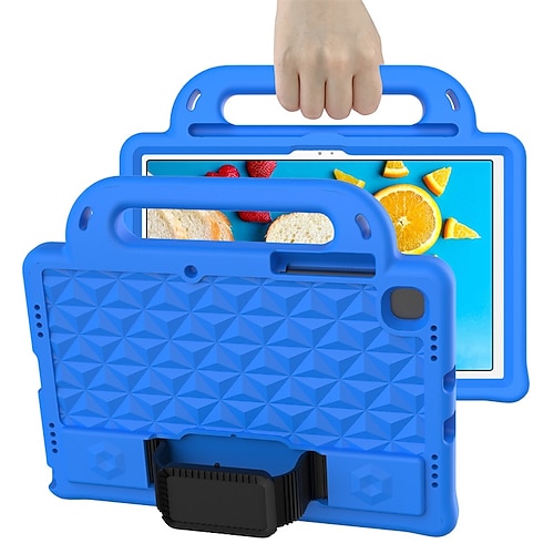 

Tablet Case Cover For Lenovo Tab M10 HD 2021 Portable Pencil Holder Handle Solid Colored EVA For Kids