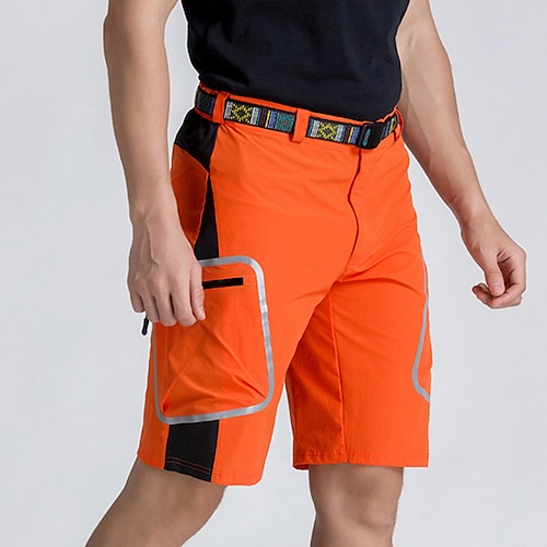 

Herre Cykelshorts Cykel Shorts Bjerg Cykling Vej Cykling Sport Patchwork Cykling Åndbart Hurtigtørrende Svedtransporende Sort Orange Elastin Tøj Cykeltøj / Mikroelastisk / atletiktøj / Refleksbånd