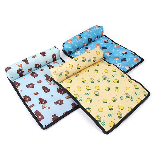 

Summer Products Pet Summer Mats with Pillows Multi-color Ice Pads for Dogs Anti-skid Mats for Cats
