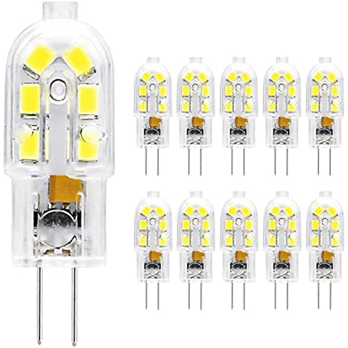 

10pcs LED Bulb 3W G4 Light Bulb AC/DC12V DC12V LED Lamp SMD2835 Spotlight Chandelier Lighting Replace Halogen Lamp