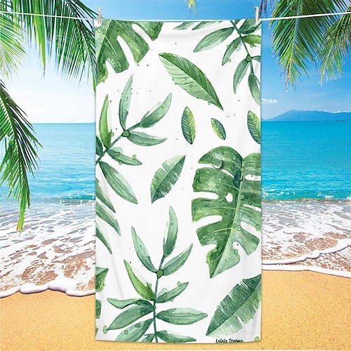 

Beach Towel Microfiber Large Anti Sand 70x140cm Sea Towel Double Absorbent Quick Dry Mermaid for Swimming Pool Yoga Beach Shower Camping