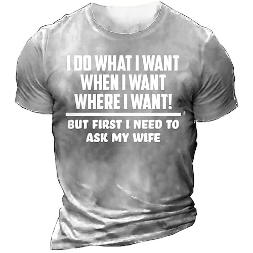 

Men's Unisex T shirt Tee Graphic Letter Crew Neck Army Green Khaki Light gray Navy Blue Black 3D Print Outdoor Street Short Sleeve Print Clothing Apparel Vintage Sports Designer Casual / Summer