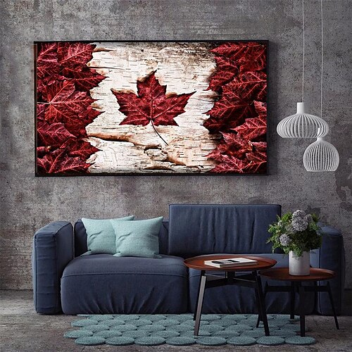 

1/3/4/5 Panels Landscape Prints Posters/Picture Canadian Maple Birch Modern Wall Art Wall Hanging Gift Home Decoration Rolled Canvas No Frame Unframed Unstretched Multiple Size