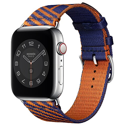 

1PC Smart Watch Band Compatible with Apple iWatch Series 8 7 6 5 4 3 2 1 SE Sport Band for iWatch Smartwatch Strap Wristband Nylon Adjustable Stretchy Breathable