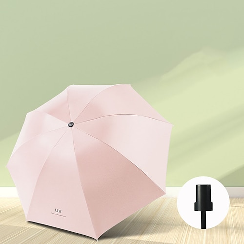 

Five-fold Umbrella Sunscreen Small and Convenient Sunshade Umbrella Thickened Anti-ultraviolet Sun Umbrella Sunny and Rainy Dual-use Folding Umbrella Female