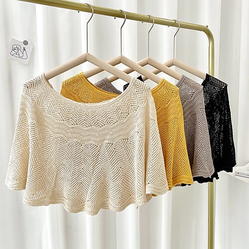 

Women's Shawl Gift Holiday Solid / Plain Color Polyester Vacation Casual / Daily 1 PC