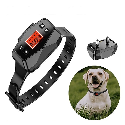 

GPS Wireless Pet Fence Pet Containment System Covers up to 999 Yard Waterproof Receiver with Tone/Static Correction