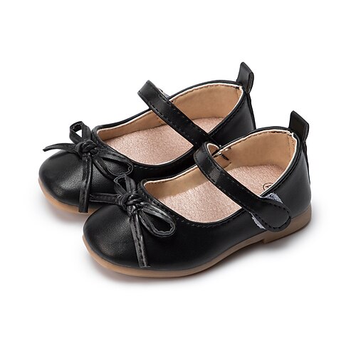 

Girls' Flats Flower Girl Shoes Princess Shoes School Shoes PU Cosplay School Shoes Little Kids(4-7ys) Daily Festival Indoor Outdoor Play Butterfly Magic Tape White Black Gold Spring Summer