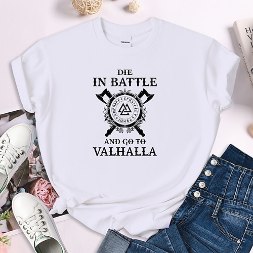 

Inspired by Vikings Warriors T-shirt Cartoon Manga Anime Harajuku Graphic Kawaii T-shirt For Men's Women's Unisex Adults' Hot Stamping 100% Polyester