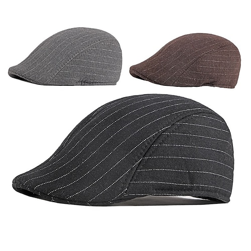 

Men's Newsboy Hat Cabbie Cap Party / Evening Daily Holiday Polyester Sports & Outdoors Casual Simple Style 1 pcs