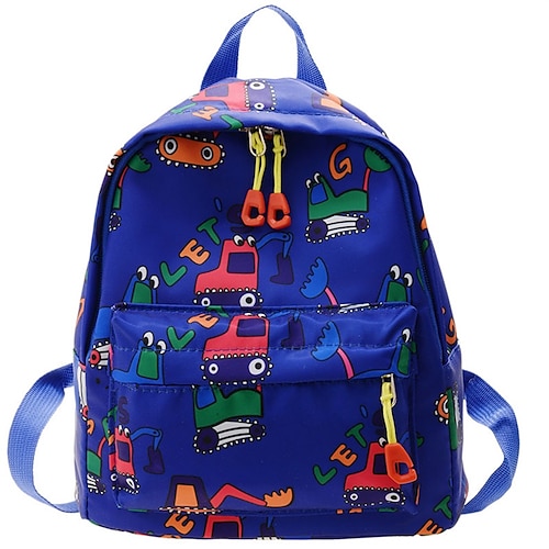 

School Backpack Bookbag Cartoon Kawii for Kids Water Resistant Wear-Resistant Breathable Nylon School Bag Back Pack Satchel 13.09 inch