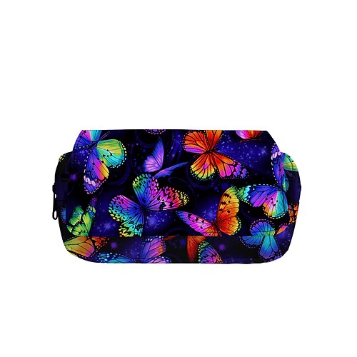 

Unisex Pencil Cases Oxford Cloth Zipper Daily Office & Career Black
