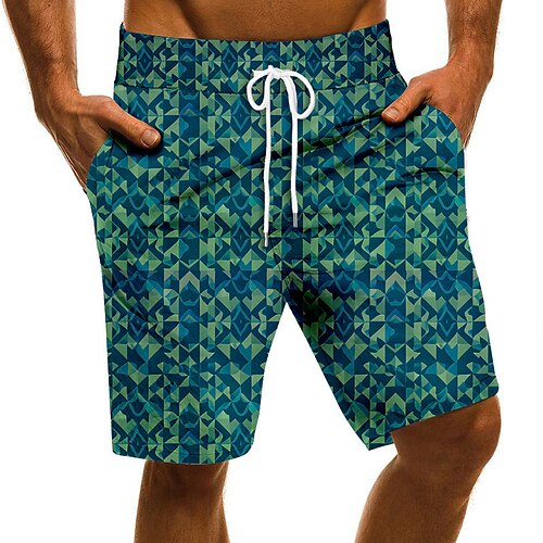 

Men's Swim Trunks Swim Shorts Quick Dry Board Shorts Bathing Suit with Pockets Drawstring Swimming Surfing Beach Water Sports Printed Spring Summer