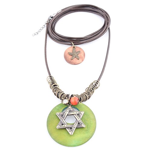 

Women's necklace Archaistic Street Star Necklaces