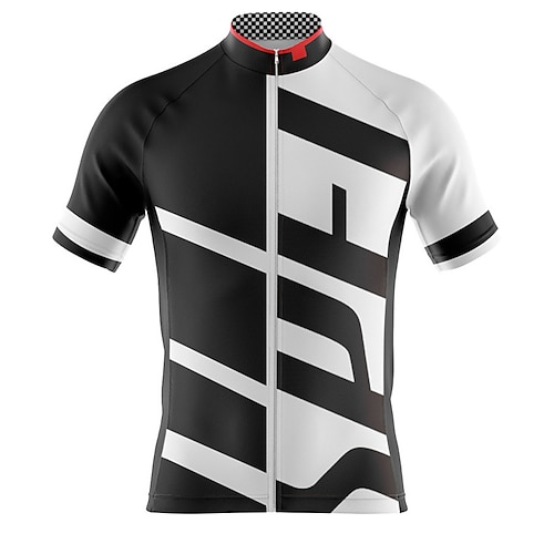 

Homme Femme Maillot Velo Cyclisme Manche Courte Cyclisme Top avec 3 poches arrière VTT Vélo tout terrain Vélo Route Respirable Séchage rapide Evacuation de l'humidité Doux Vert forêt Noir Jaune Bloc