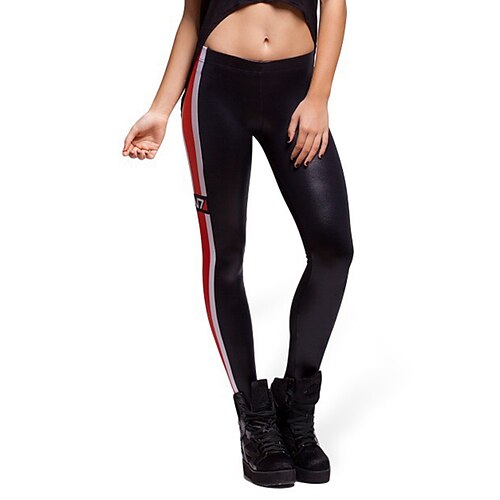 

Dame Strømpebukser Leggins Grøn Blå Lilla Medium Talje Afslappet / Sportslig atletiktøj Weekend Yoga & Danse Sko Trykt mønster Elastisk Ankel-længde Komfort Galakse En Størrelse / Tynde