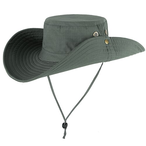 

Men's Sun Hat Bucket Hat Fishing Hat Outdoor UV Sun Protection UPF50 Fast Dry Breathable Spring Summer Hat Camping / Hiking Hunting Fishing Navy Black Army Green / Quick Dry