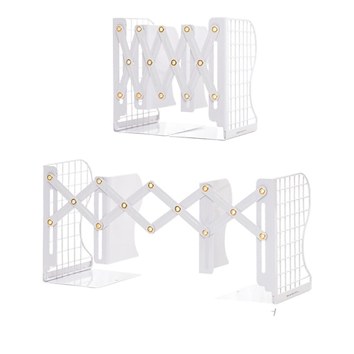 

Book Ends 1pcs Metal Adjustable Book Ends Non-Slip Bookends Bookends for School Office Business Easy to Carry Vintage Economy Universal Nonskid Heavy Duty 6.144.537.87 inch