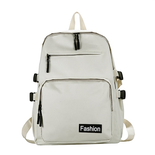 

School Backpack Bookbag Solid Color for Student Boys Girls Water Resistant Wear-Resistant Breathable Oxford Cloth School Bag Back Pack Satchel 22.21 inch