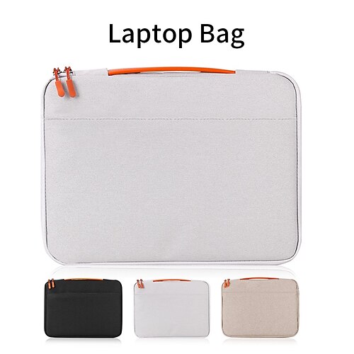 

Laptop Sleeves 12"" 14"" 15.6"" inch Compatible with Macbook Air Pro, HP, Dell, Lenovo, Asus, Acer, Chromebook Notebook Waterpoof Shock Proof Canvas Solid Color for Colleages & Schools