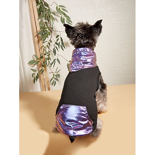 

Dog hoodie Cat Vest Leisure Simple Style Casual Daily Dog Clothes Puppy Clothes Dog Outfits Soft Silver Costume for Girl and Boy Dog Polyster XXL