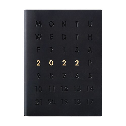 

2023 Daily Weekly Monthly Planner A5 5.8×8.3 Inch Classic PU SoftCover Portable Agenda Monthly Tabs Planner 320 Pages for School Office Business