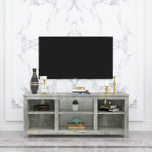 

Living Room Tv Stand Furniture With 4 Storage Compartments And 1 Shelf Cabinet High-Quality Particle Board