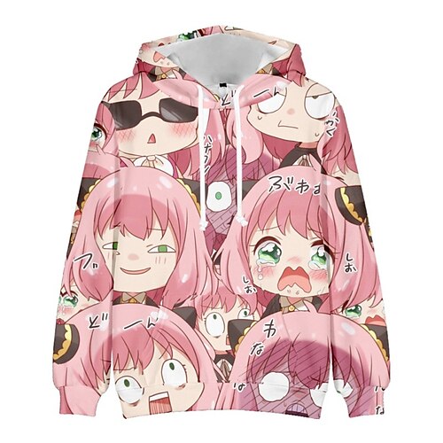 

Inspired by SPY×FAMILY Loid Forger Yor Forger Anya Forger Hoodie Anime 100% Polyester Anime 3D Harajuku Graphic Hoodie For Men's / Women's / Couple's