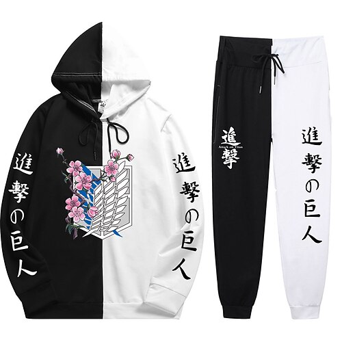 

Inspired by Attack on Titan Mikasa·Ackerman Levi·Ackerman Pants Outfits Hoodie Anime Harajuku Graphic Kawaii Pants For Men's Women's Unisex Adults' Hot Stamping 100% Polyester