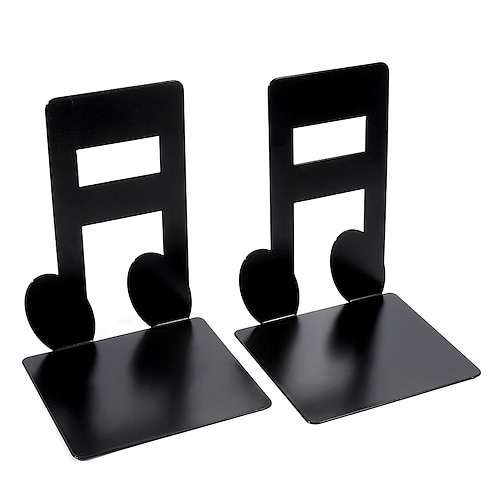 

Book Ends 1 Pair Metal Bookends for School Office Home Easy to Carry Easy to Install 4.76.44.1 inch