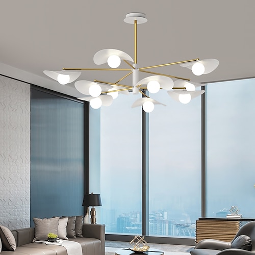 

85cm Sputnik Design Chandelier Metal Modern Style Stylish Fashion Painted Finishes Nordic Style 85-265V