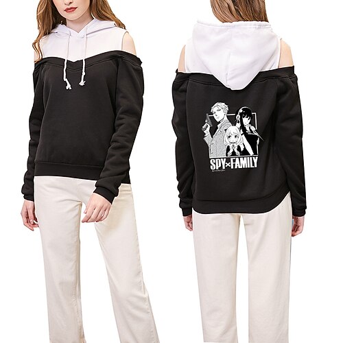 

Inspired by SPY×FAMILY Loid Forger Yor Forger Anya Forger Hoodie Anime 100% Polyester Anime 3D Harajuku Graphic Hoodie For Women's / Couple's