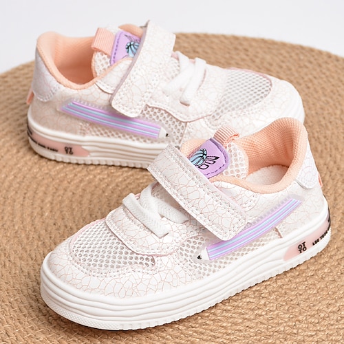 

Girls' Sneakers Sports & Outdoors Casual Comfort School Shoes Breathable Mesh Microfiber Breathability Sporty Look Little Kids(4-7ys) Toddler(2-4ys) Home Daily Running Shoes LeisureSports Light Pink