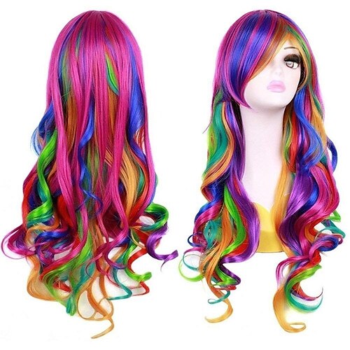 

Wig Cosplay Wig Prom Cosplay Anime Wig Color Gradient Synthetic Wigs Pride Wigs