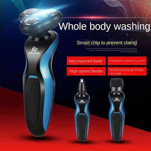 

Hot 4D Upgrade 6D Electric Multi-Function Shaver USB Car Rechargeable Fully Washable Four-in-One Shaver Men's Shaving Artifact