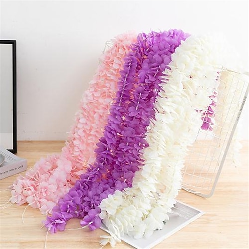 

Wedding decoration Hanging Wisteria flower Orchid flower String Simulation flower Vine 10010Pcs
