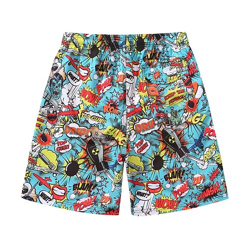

Men's Active Swim Shorts Swim Trunks Board Shorts Elastic Waist Elastic Drawstring Design Graphic Comfort Breathable Short Sports Outdoor Casual Daily Fashion Streetwear Rainbow Micro-elastic