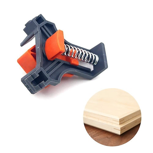 

Woodworking Right Angle Clamp 90 Degree Holder Photo Frame Clip Picture Frame Clip Strong Spring Group Sub Clip Wood Tool Quick Clip