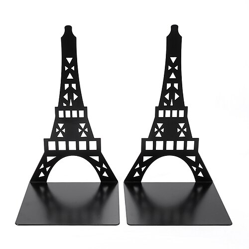 

Book Ends 1 Pair Metal Bookends for School Office Home Easy to Carry Easy to Install 8.74.84.6 inch
