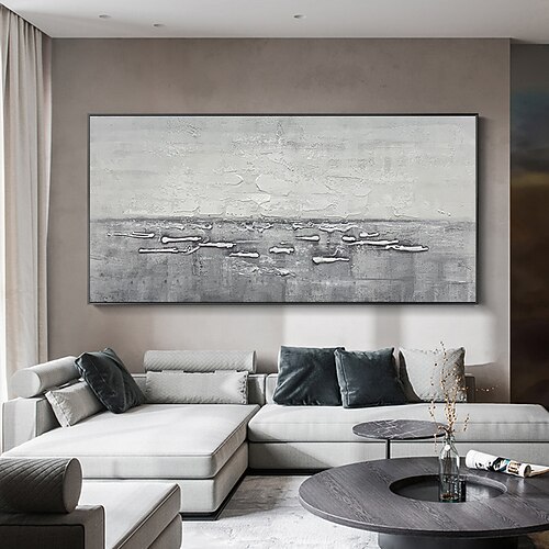 

Handmade Oil Painting Canvas Wall Art Decoration Abstract Art Painting Minimalist for Home Decor Rolled Frameless Unstretched Painting