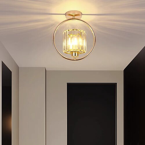 

25cm Unique Design Ceiling Lights Metal Electroplated Modern 220-240V