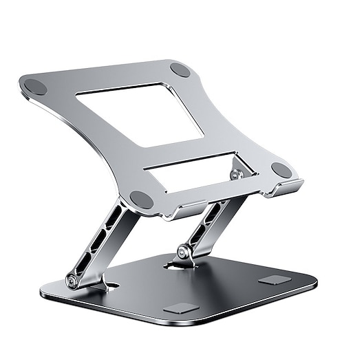 

Laptop Stand for Desk Adjustable Laptop Stand Aluminum Metal Portable Foldable Laptop Holder Compatible with Laptops 9 to 15.6 inch 17 inch