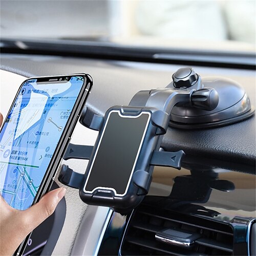 

Car Phone Holder Suction Cup Windshield Dashboard Universal Cell Phone Stand Car Phone Mount for Air Vent Smooth Surface DJA88