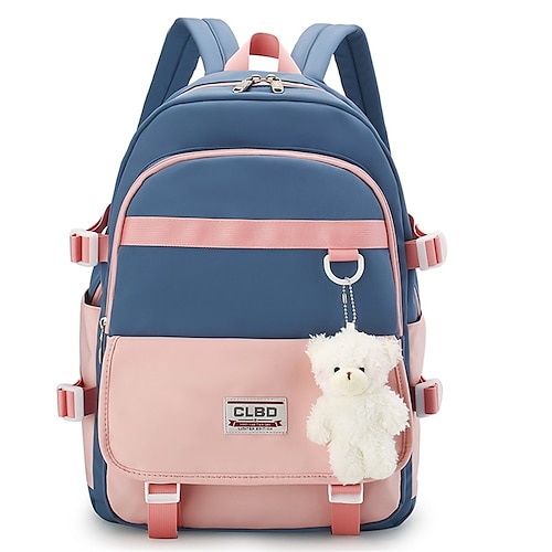 

School Backpack Bookbag Cartoon Kawii for Student Multi-function Water Resistant Wear-Resistant Nylon School Bag Back Pack Satchel 20.87 inch