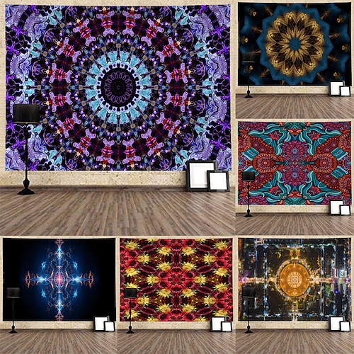 

Mandala Wall Tapestry Art Decor Blanket Curtain Hanging Home Bedroom Living Room Decoration Polyester