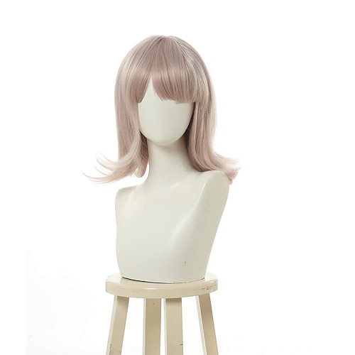 

Cosplay Wig Women Chiaki Nanami Short Curly Wavy Synthetic Wigs Anime Party Wig