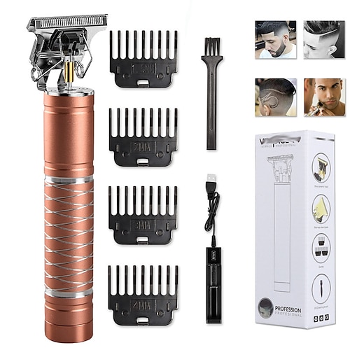 

Sale Vintage T9 Electric Cordless Hair Cutting Machine Professional Hair Barber Trimmer For Men Clipper Shaver Beard Lighter