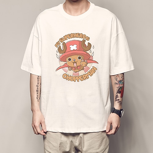 

Inspired by One Piece Tony Tony Chopper T-shirt Cartoon Manga Anime Harajuku Graphic Kawaii T-shirt For Men's Women's Unisex Adults' Hot Stamping 100% Polyester